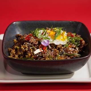 Bacon & Kimchi Fried Rice (Dinner)